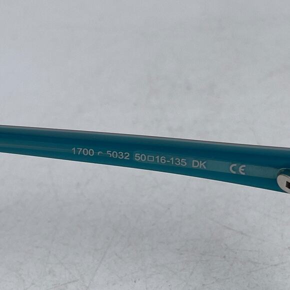 Rhodesian Denmark 1700 Women‎ Eyeglasses Frame Black Blue Plastic 50-16-135mm